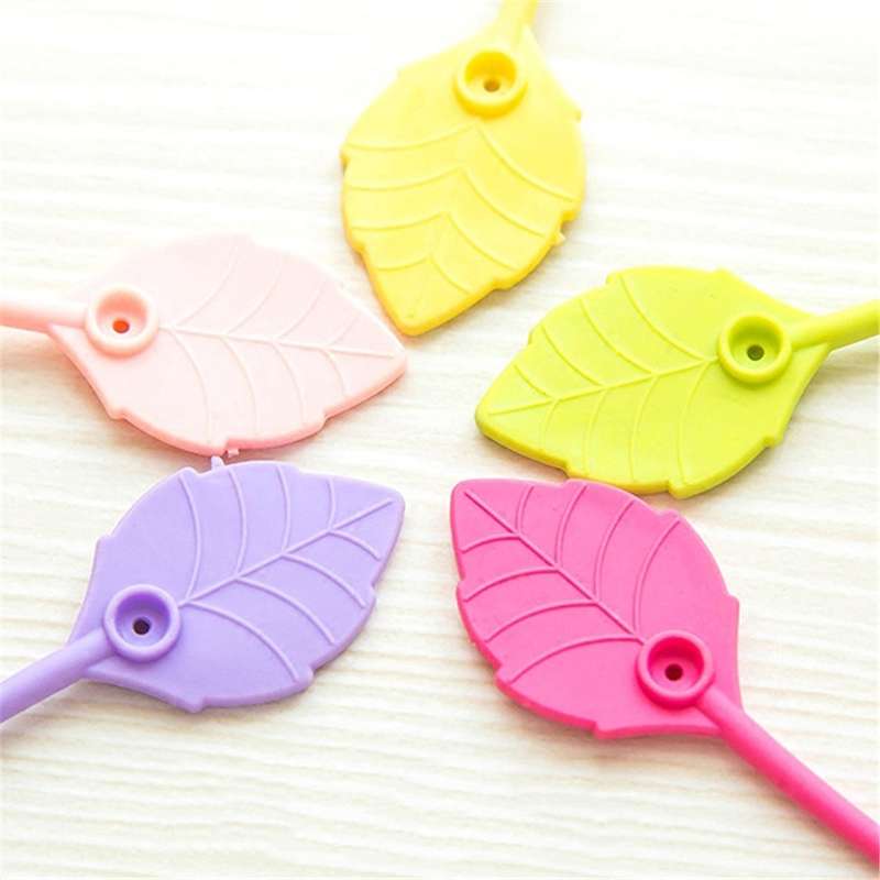 20 PCS Environmental Protection Silicone Plastic Bag Sealing Clip Food Bag Bundle Cable Tie, Random