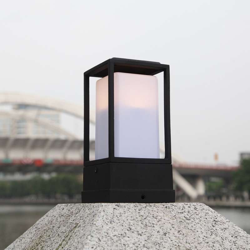 Outdoor Rain and Rustproof Wall Lamp Modern Minimalist Column Lamp