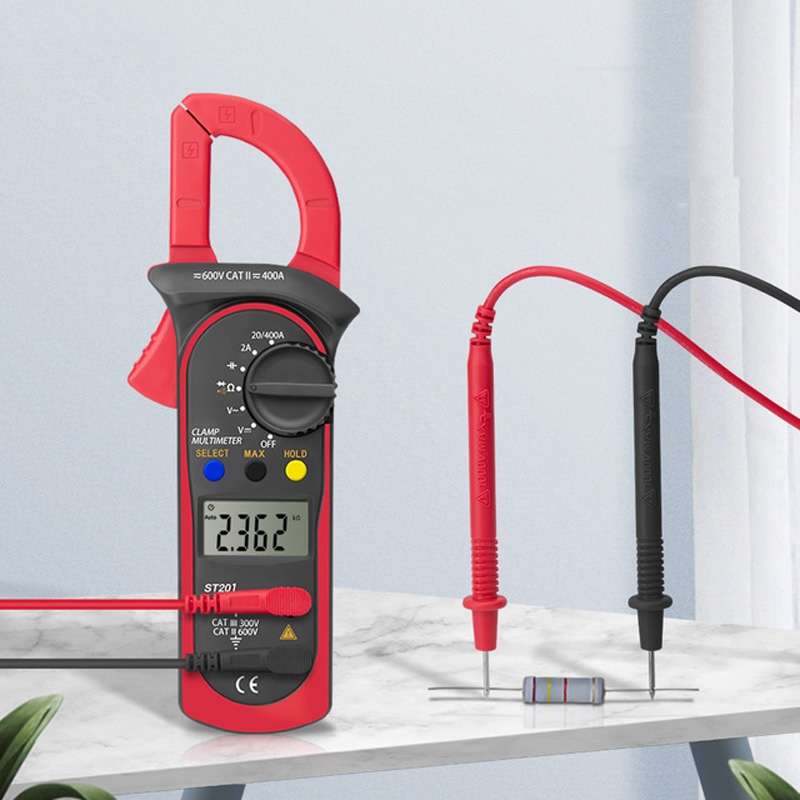 ANENG ST201 AC And DC Digital Clamp Multimeter Voltage And Current Measuring Instrument Tester( Blue