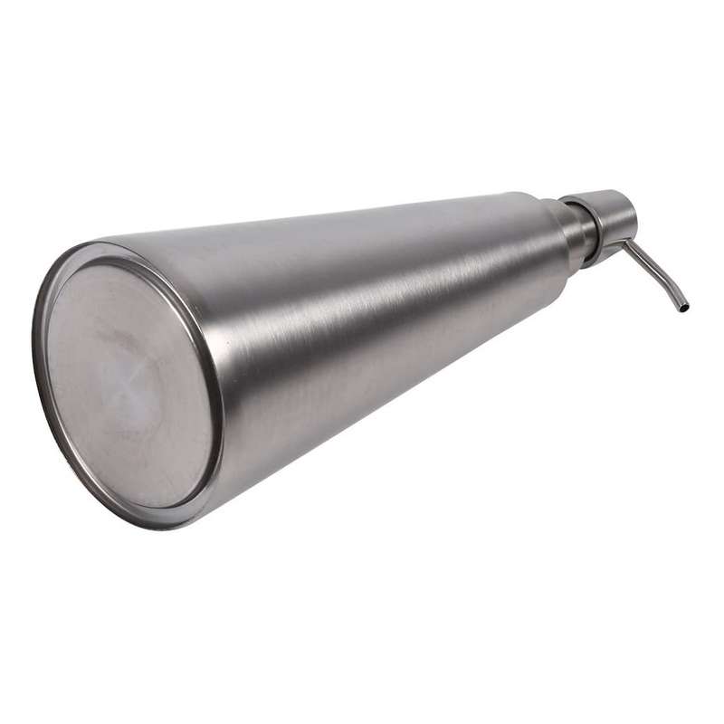 800ml Stainless Steel Soap Dispenser Cone Hand Sanitizer Bottle