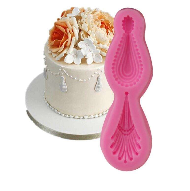 10 PCS Fondant Mermaid Fishtail Silicone Mold Baking Tools Chocolate Cake Decorating Mold