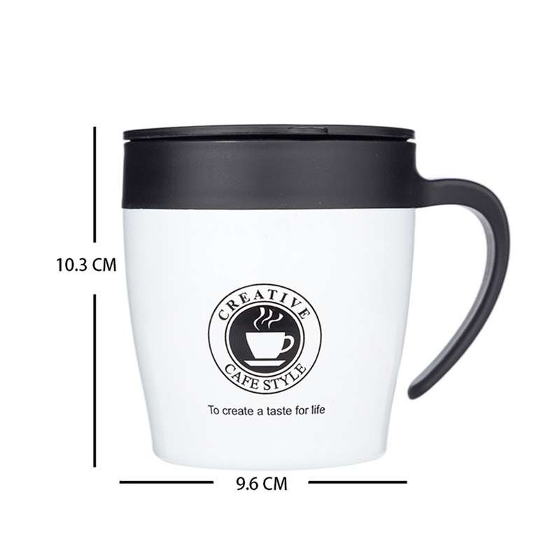 Handle Coffee Mug Stainless Steel Thermos Cups Vacuum Flask Water Bottle Bussiness Portable Thermo C