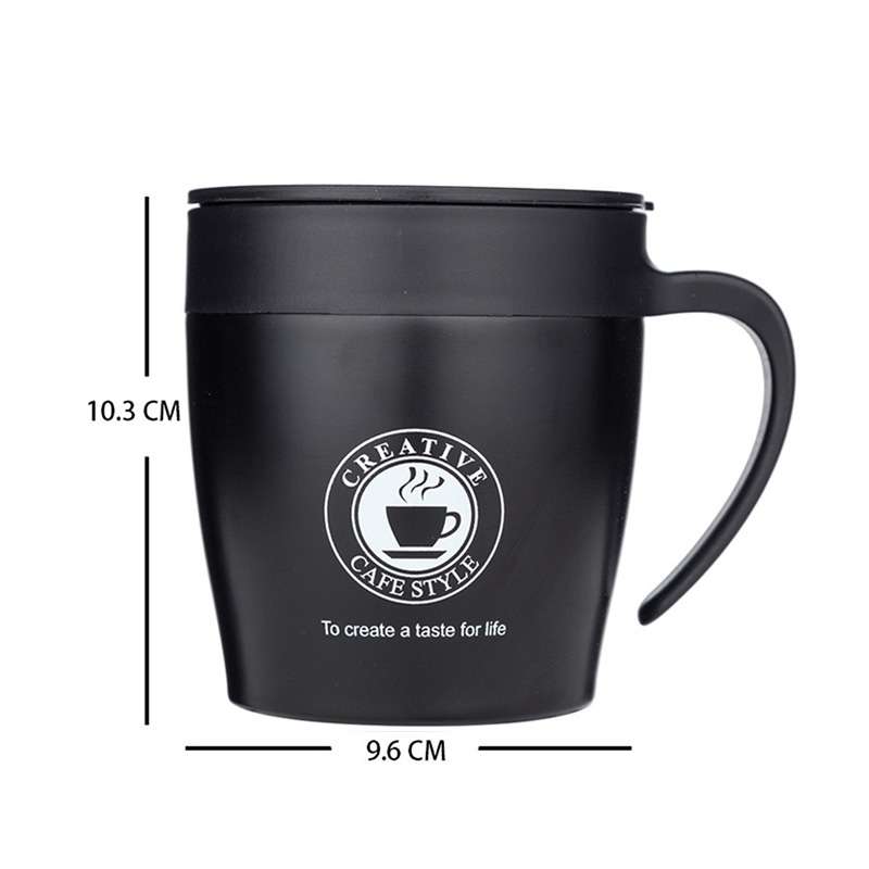 Handle Coffee Mug Stainless Steel Thermos Cups Vacuum Flask Water Bottle Bussiness Portable Thermo C