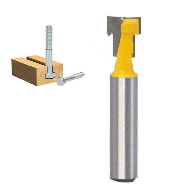 Woodworking Milling Cutter 8-handle Keyhole Cutter Photo Frame Wall-mounted T-type Keyhole Cutter, S