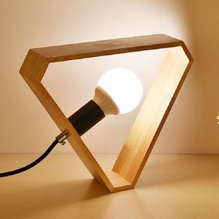 Simple Rotatable Bedside Bedroom Wall Lamp Warm Night Light, Size:31cm(Walnut)