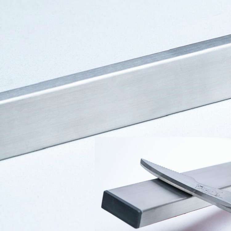 Stainless Steel Knife Holder Kitchen Rack Magnetic Suction Knife Holder, Length:30cm, Style: Red Gum
