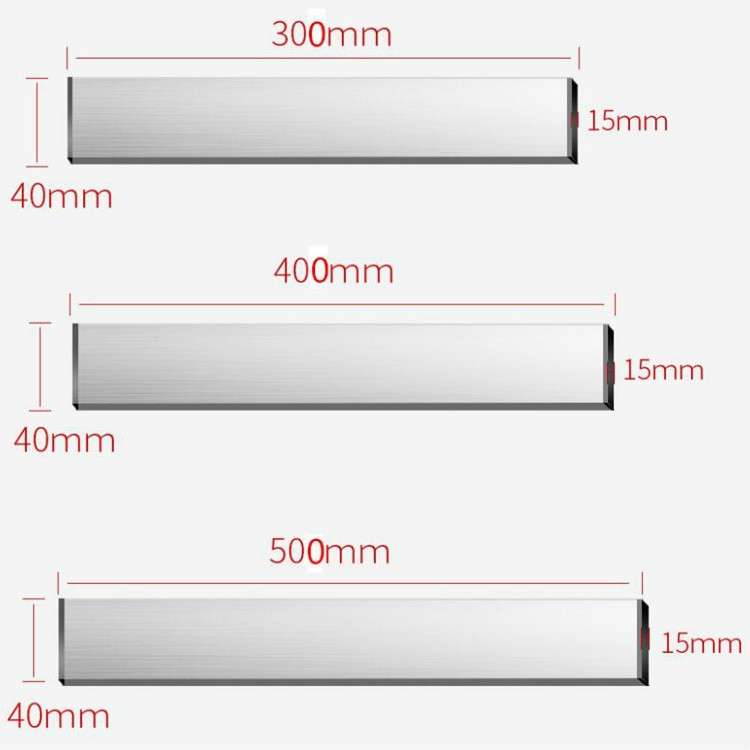 Stainless Steel Knife Holder Kitchen Rack Magnetic Suction Knife Holder, Length:30cm, Style: Red Gum