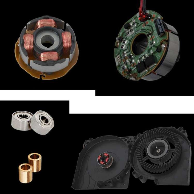 ASIACOOL Silent Turbo Blower Fan, Specification:5015 12V