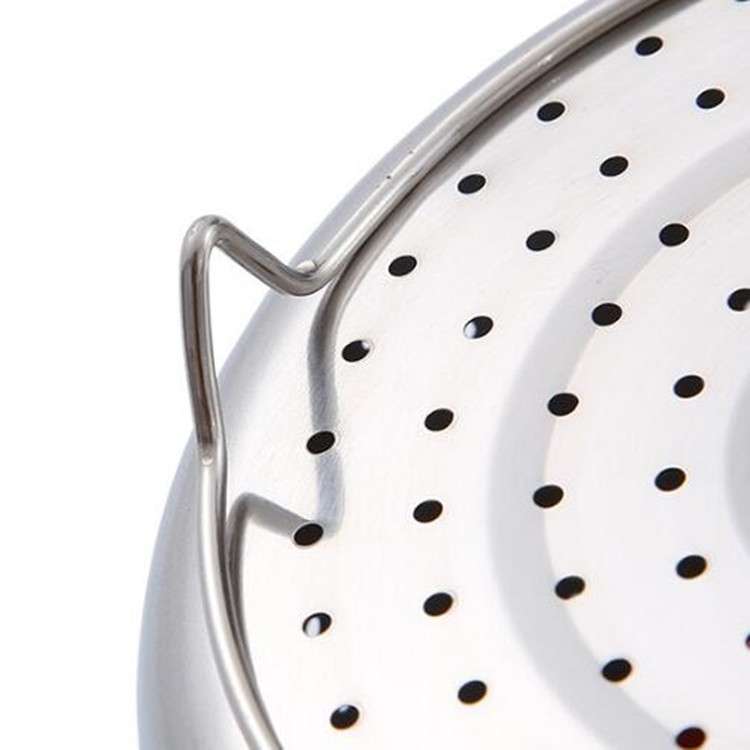 Stainless Steel Steaming Basket Plug-in Silicone Handle Pressure Cooker Steamer Kitchen Cooker Acces