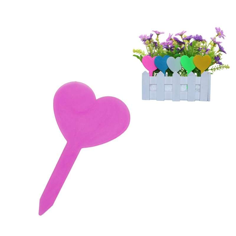 100 PCS Gardening Plant Pot Decoration Love Label Garden Seedling Potted Flower Plant Mark(White)