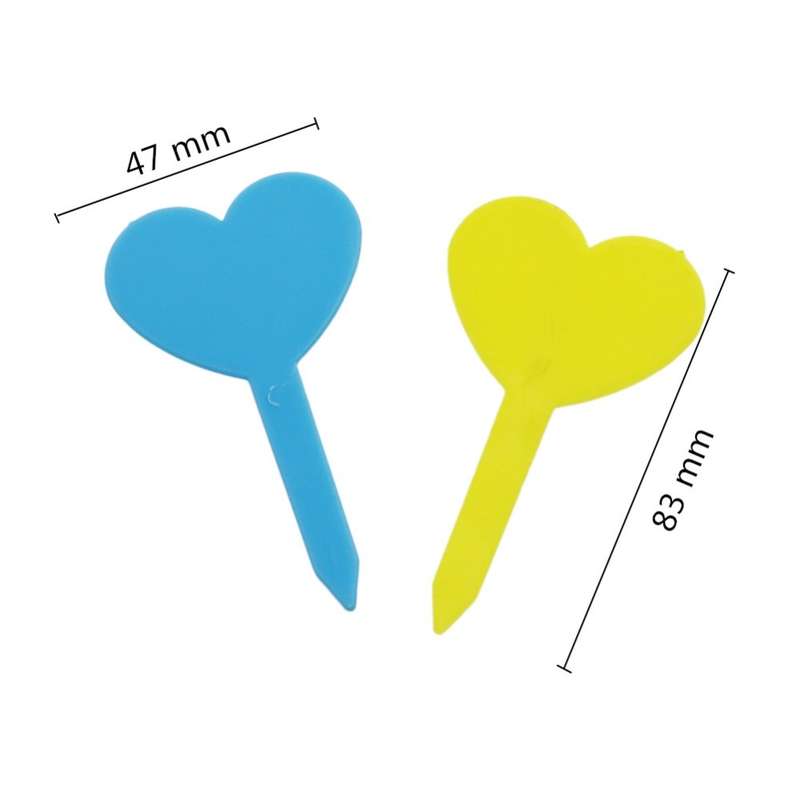 100 PCS Gardening Plant Pot Decoration Love Label Garden Seedling Potted Flower Plant Mark(White)
