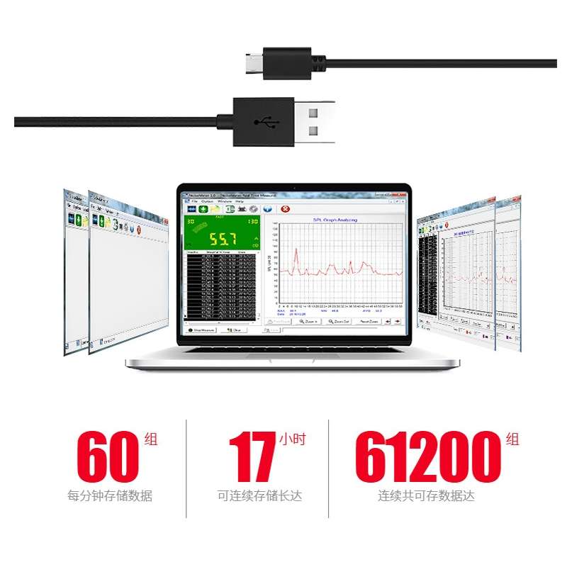 SNDWAY Handheld High Precision Noise Decibel Meter, Model:SW523