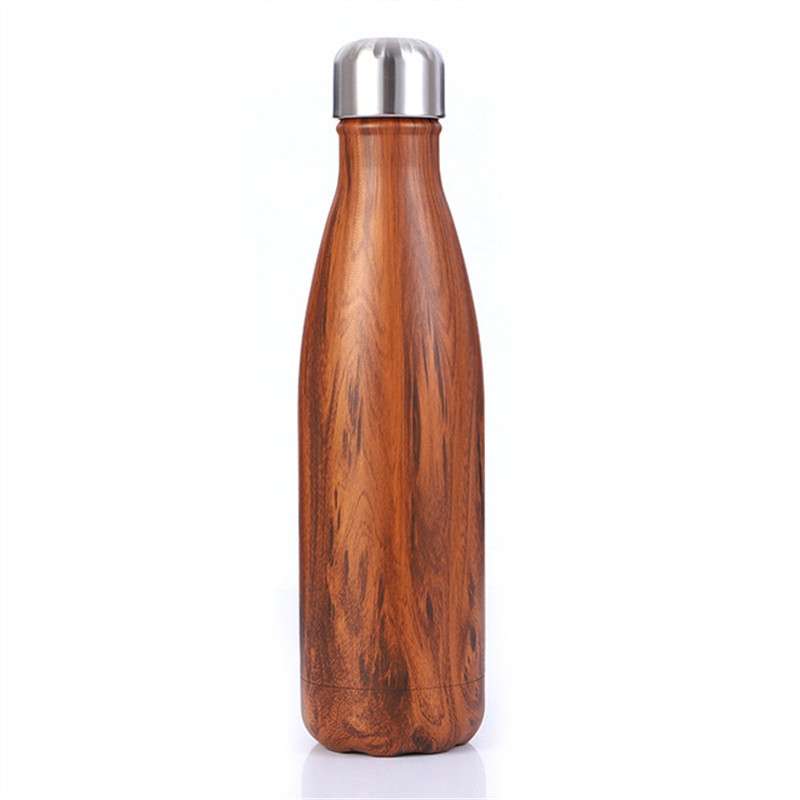 Thermal Cup Vacuum Flask Heat Water Bottle Portable Stainless Steel Sports Kettle(White)