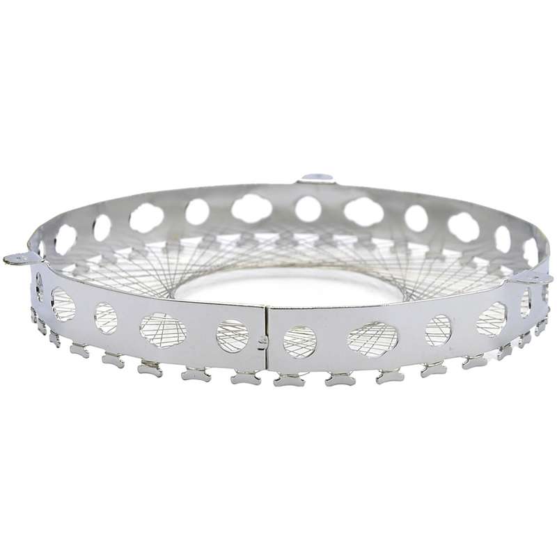 2 PCS Stainless Steel Gas Circle for Gas Cooker Fireproof Windproof Gas Energy Saving Hood Kitchen A