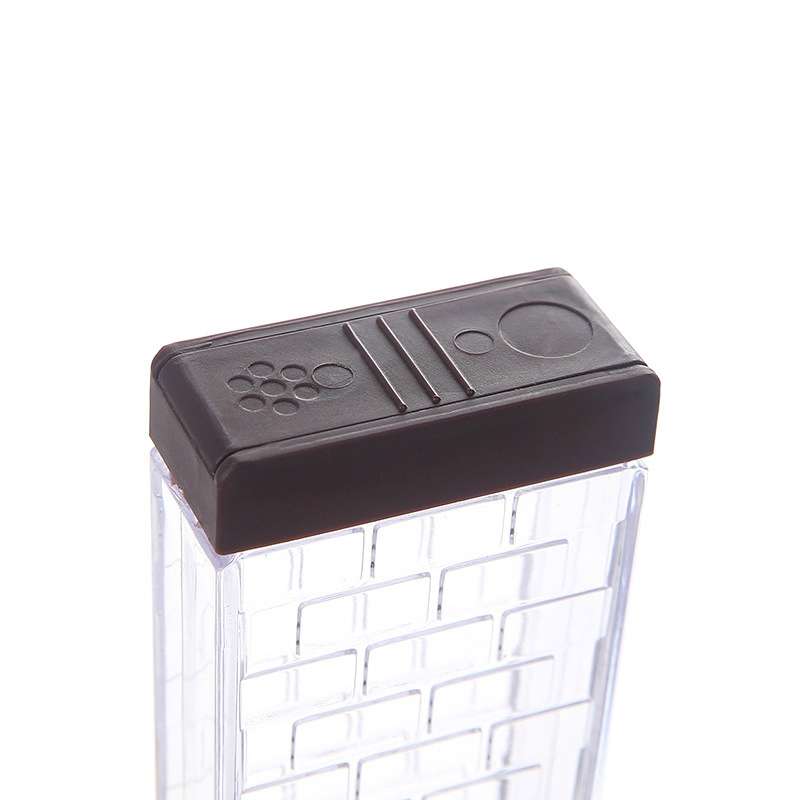 6 PCS Spice Seasoning Box PP Salt Pepper Jars Box Kitchen Spice Storage Bottles(Coffee)