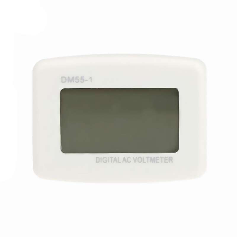 Digital Voltmeter LCD Display LCD Voltmeter Plug-type Electric Meter(EU Plug 220V)