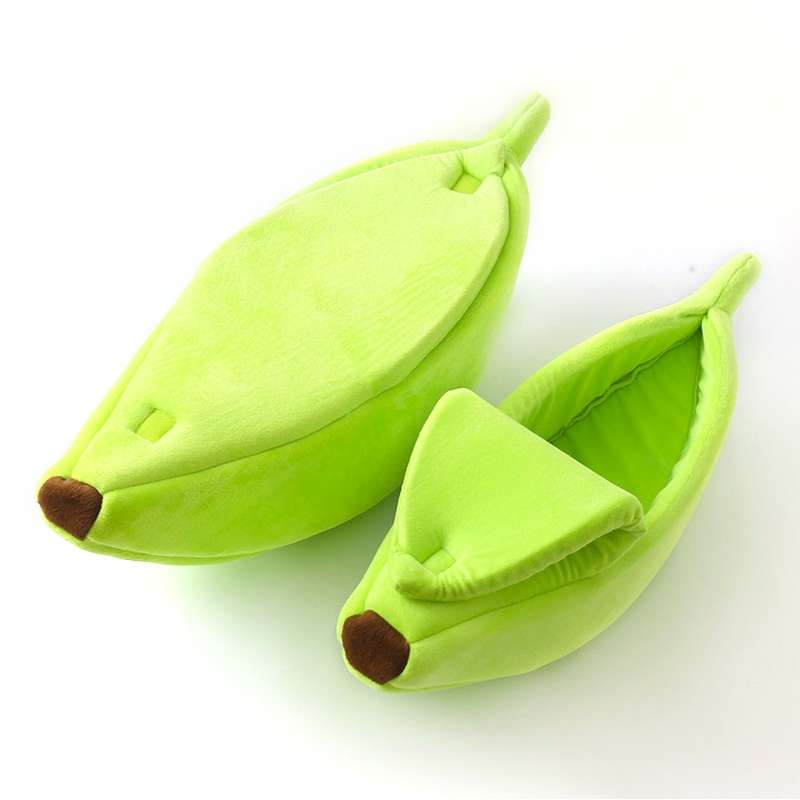 Creative Kennel Banana Shape Cat Litter Winter Warm Pet Nest, Size:S(Yellow)