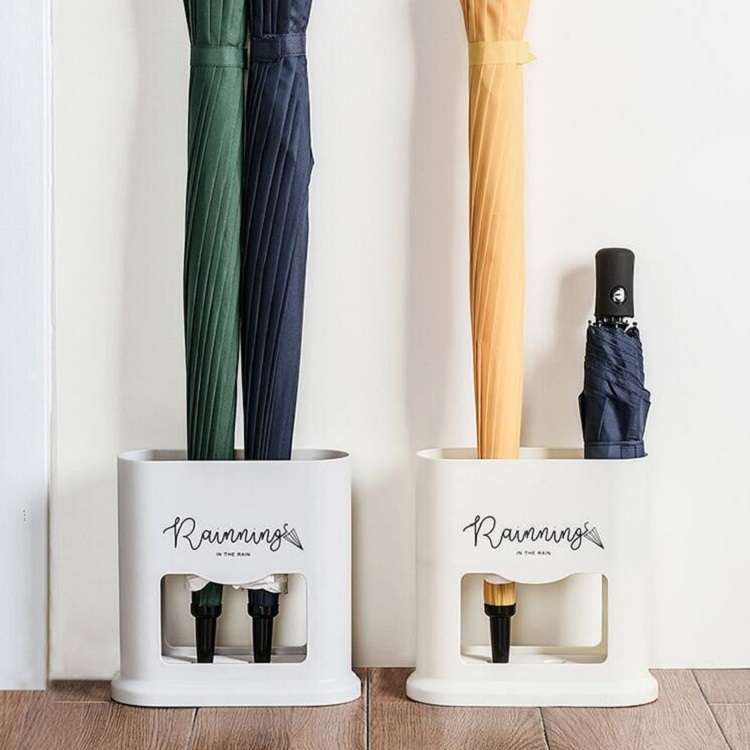 Creative Drain Umbrella Rack Umbrella Four-hole Storage Rack at Home Entrance(Color Random Delivery)