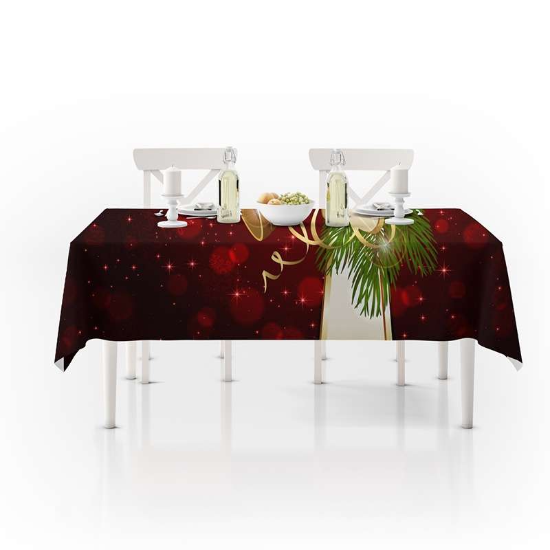 Household Rectangular Tablecloth Christmas Dining Coffee Table Cloth Decoration, Size:150x210cm(Chri