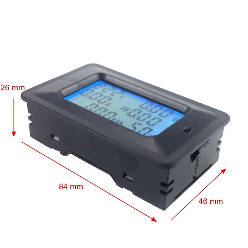 100A Household Multifunctional Watt-hour Meter AC Digital Voltage and Current Meter Power Monitor