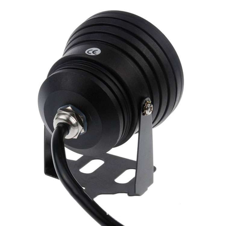 10W Swimming Pool Underwater Fountain Spotlight Timed Fish Tank Underwater Spotlight DC 12V(White Li
