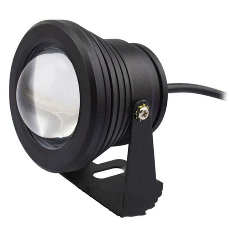 10W Swimming Pool Underwater Fountain Spotlight Timed Fish Tank Underwater Spotlight DC 12V(White Li