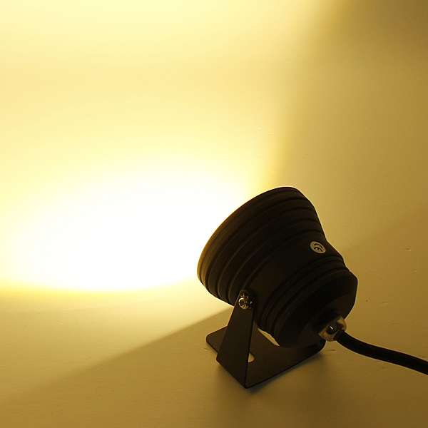 10W Swimming Pool Underwater Fountain Spotlight Timed Fish Tank Underwater Spotlight DC 12V(White Li