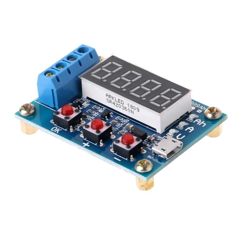 ZB2L3 Battery Capacity Tester 1.2-12V 18650 Li-ion Lithium Lead-acid Battery Capacity Meter Discharg