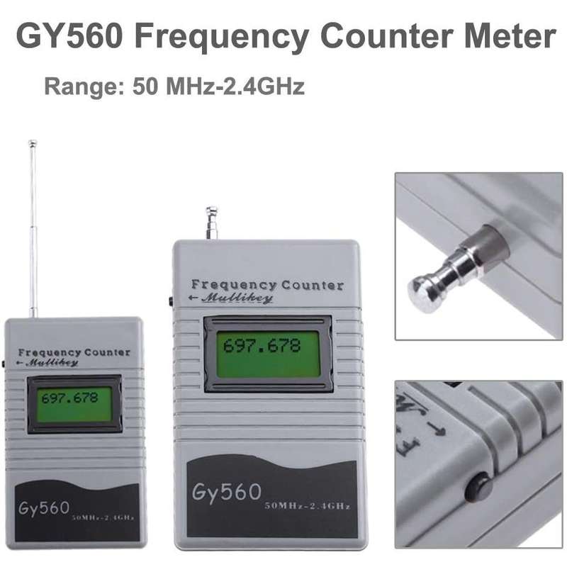 GY560 Portable Handheld Frequency Meter Walkie-talkie Frequency Measurement Tool