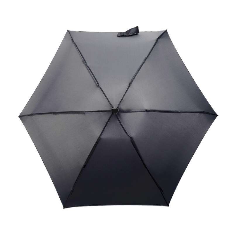 Mini Capsule Pocket Umbrella Windproof Foldable Travel Compact Umbrella(Black)