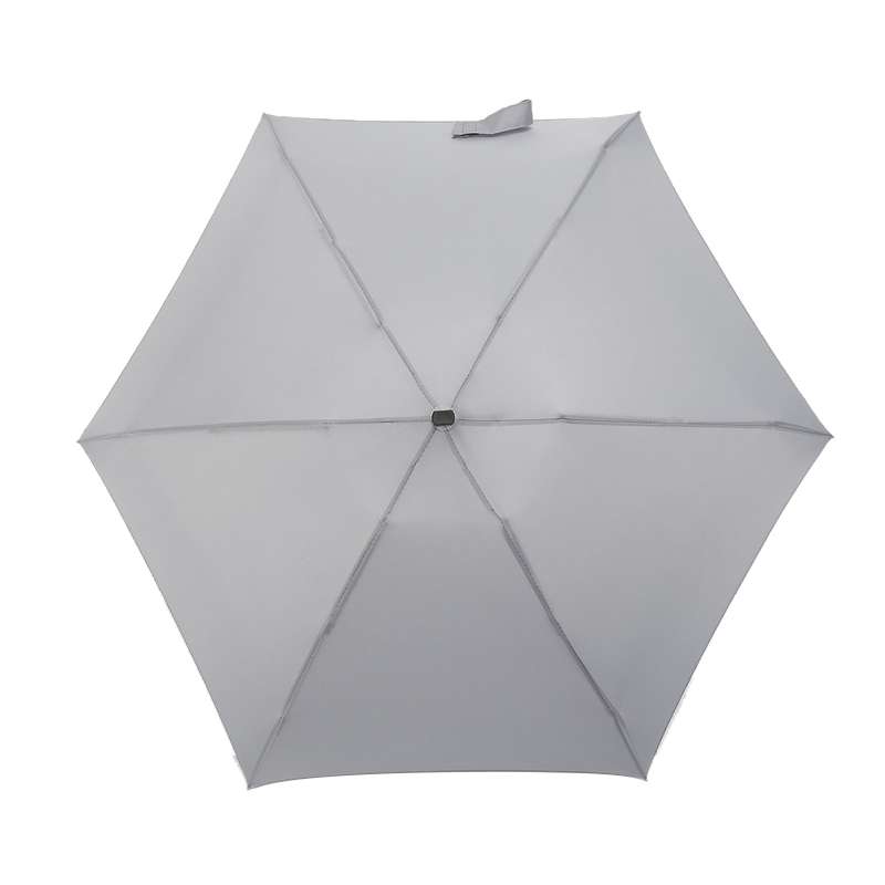 Mini Capsule Pocket Umbrella Windproof Foldable Travel Compact Umbrella(Gray)
