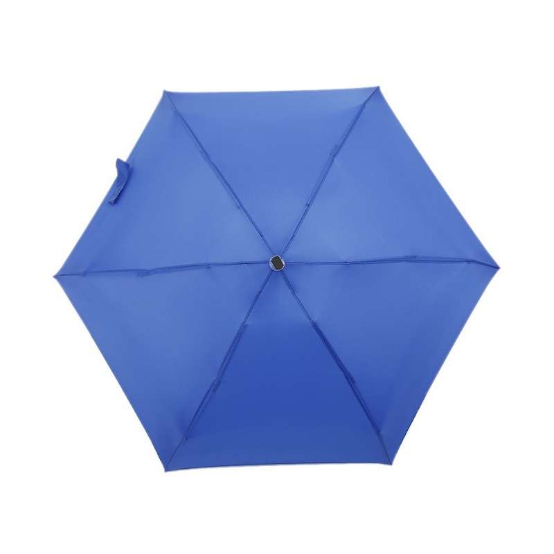 Mini Capsule Pocket Umbrella Windproof Foldable Travel Compact Umbrella(Black)