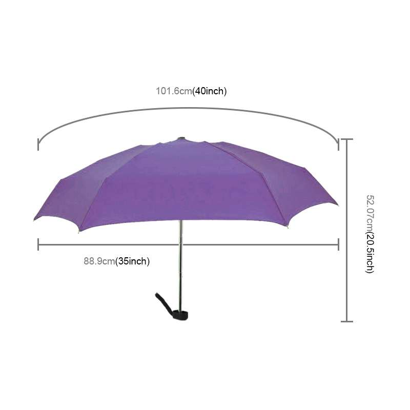 Mini Capsule Pocket Umbrella Windproof Foldable Travel Compact Umbrella(Gray)
