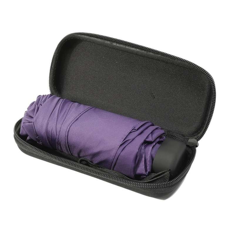 Mini Capsule Pocket Umbrella Windproof Foldable Travel Compact Umbrella(Gray)