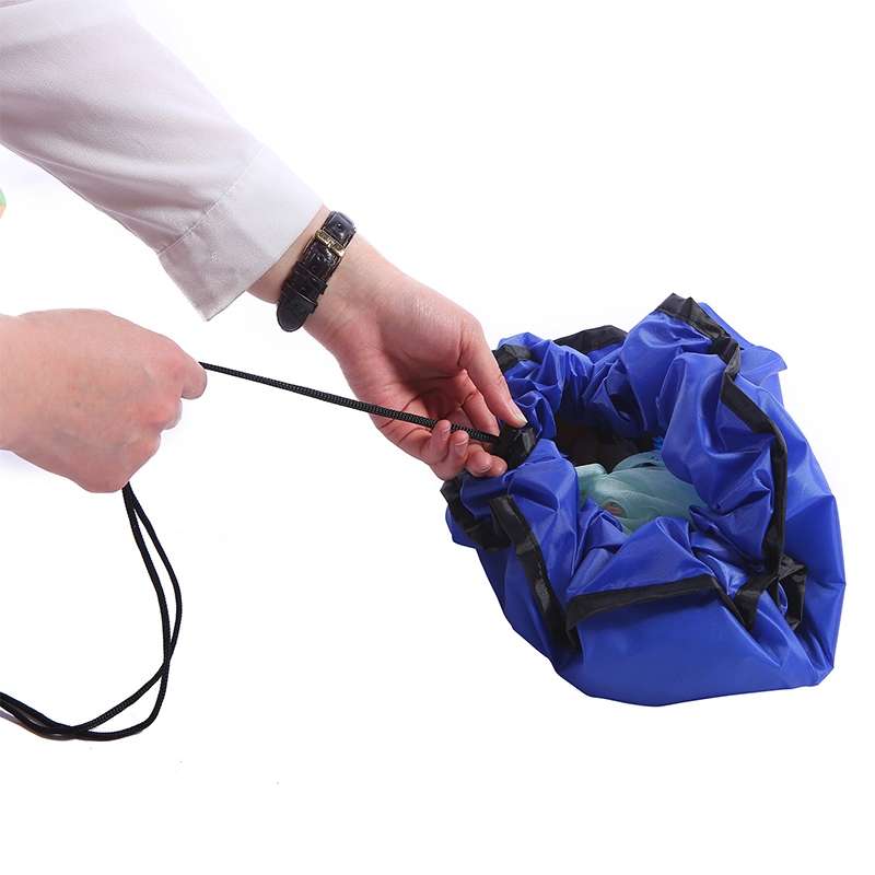 Portable Kids Toy Storage Bag Fashion Practical Drawstring Pouch, Size:150cm(Pink)