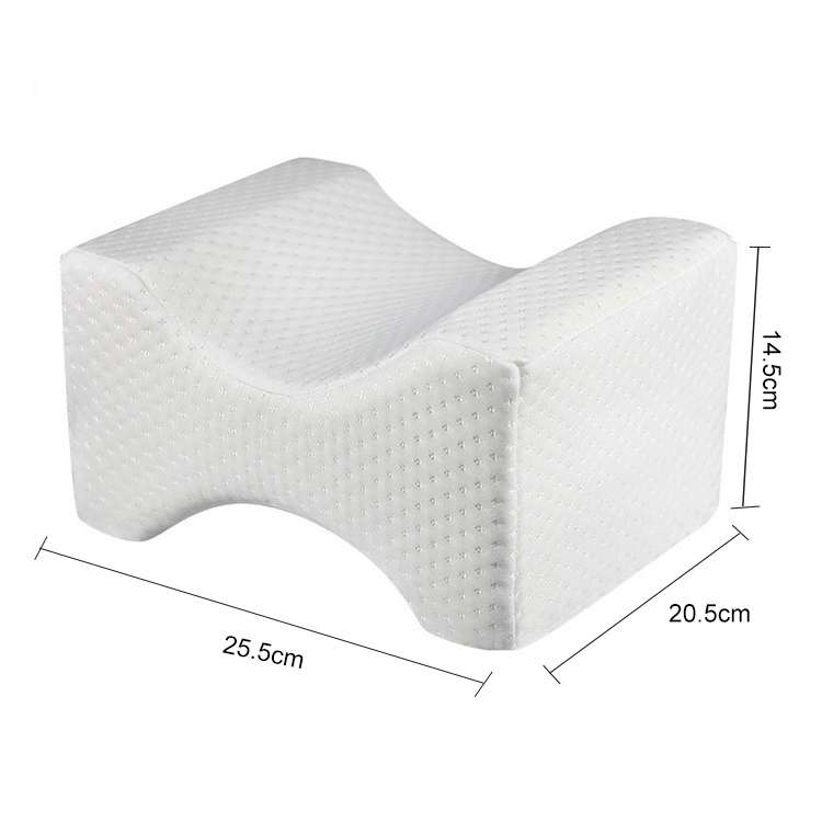 Orthopedic Memory Foam Knee Wedge Pillow for Sleeping Sciatica Back Hip Joint Pain Relief Contour Th