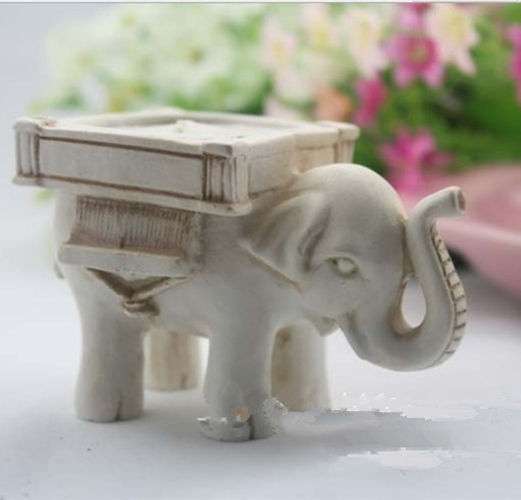 Retro Elephant Tea Light Candle Holder Candlestick Wedding Home Decor Crafts Tea Light Holders Tea L