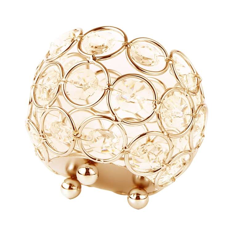 Crystal Ball Candlestick Vase Road Lead Ball Type Candlestick Wedding Candlestick Decoration, Size:8