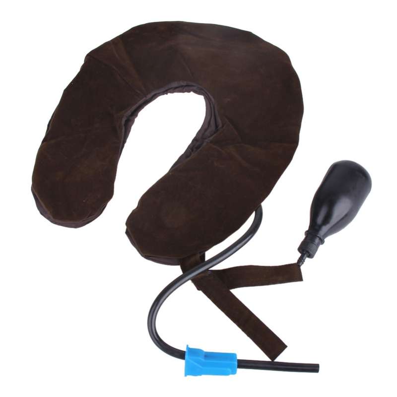 Inflatable Air Cervical Neck Traction Device Soft Head Back Shoulder Neck Ache Massager Headache Pai