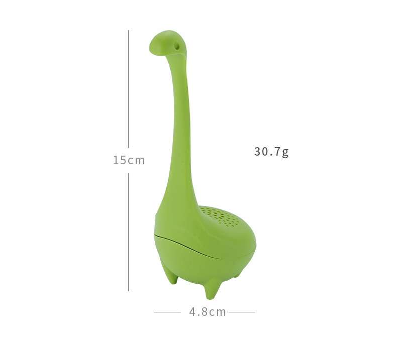Food Grade PP Cooking Dinosaur Infuser Loch Ness Monster Shape Heat Resistance Total Tea Strainers T