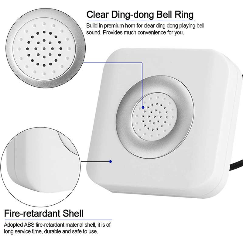 Alarm Wire Access Control Door Bell for Home Office Access Control System, DC 12V