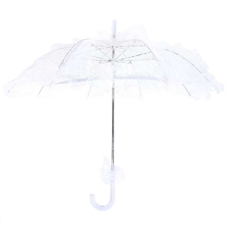 Wedding Parties Bridal Lace Cotton Umbrella Dancing Photography Prop Umbrella(Purple)