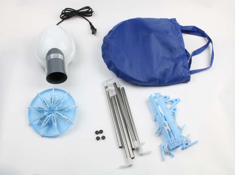 Foldable Free Installation Portable Household Mini Clothes Dryer(Blue)