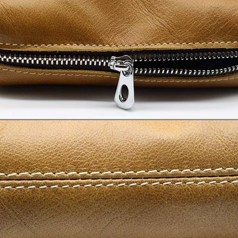 Car Keys Holder Genuine Leather Coin Purse for Men Key Wallets(Red)