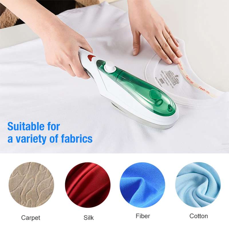Handheld Garment Steamer Brush Portable Clothes Steam Iron, AU Plug 220V(Blue)