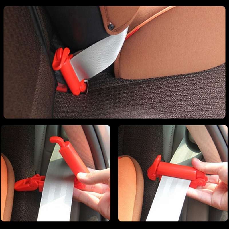 Car Baby Safety Belt Buckle Lock Fixed Non-Slip Strap Clip Auto Seat Child Toddler Safety Fitted Sli