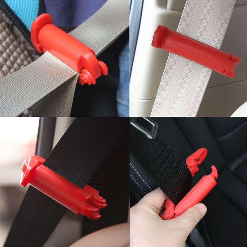 Car Baby Safety Belt Buckle Lock Fixed Non-Slip Strap Clip Auto Seat Child Toddler Safety Fitted Sli