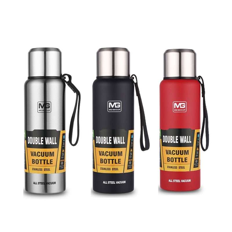 Outdoor Thermos Portable Large Capacity Insulated Cup, Capacity:500ml(Silver)