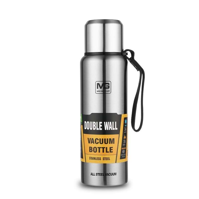 Outdoor Thermos Portable Large Capacity Insulated Cup, Capacity:500ml(Silver)