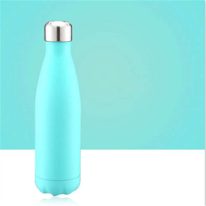 Thermal Cup Vacuum Flask Heat Water Bottle Portable Stainless Steel Sports Kettle, Capacity:500ml(Si